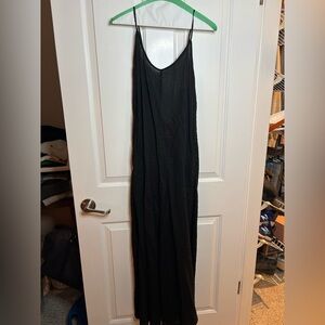 EUC RIVET UTILITY scoopneck low back jumpsuit size S in black